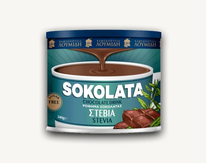 Chocolate Drink with Stevia  2 cans x 240gr/8.47oz