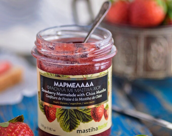 Strawberry Jam with Mastic Without Sugar 230g/8.11 ounces