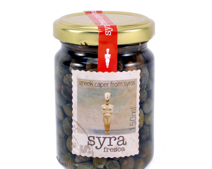 Syros Island Greek Capers in Brine - 125g