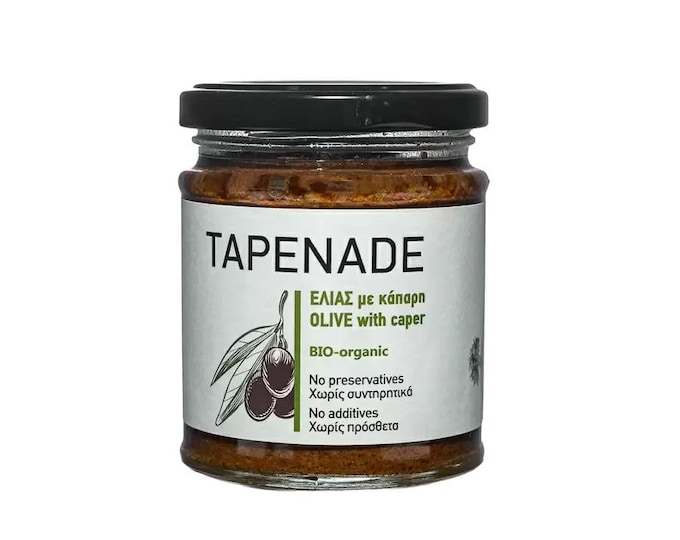 Greek Organic Olive Tapenade with Caper 180gr