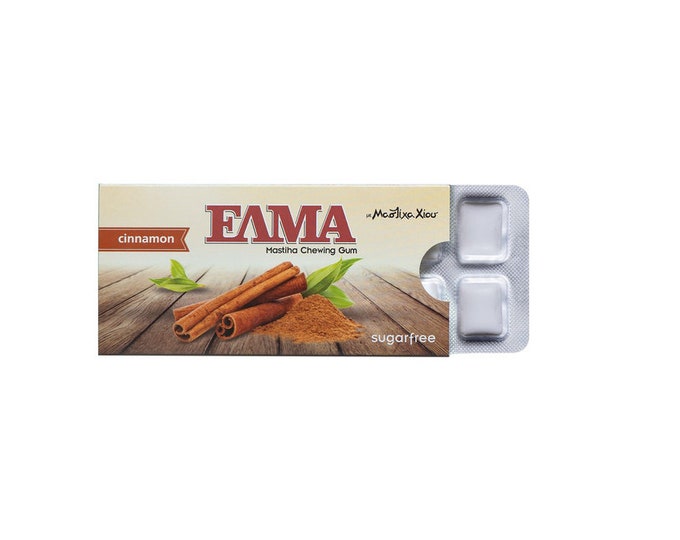Chewing gum ELMA Cinnamon Sugar Free 10 packs