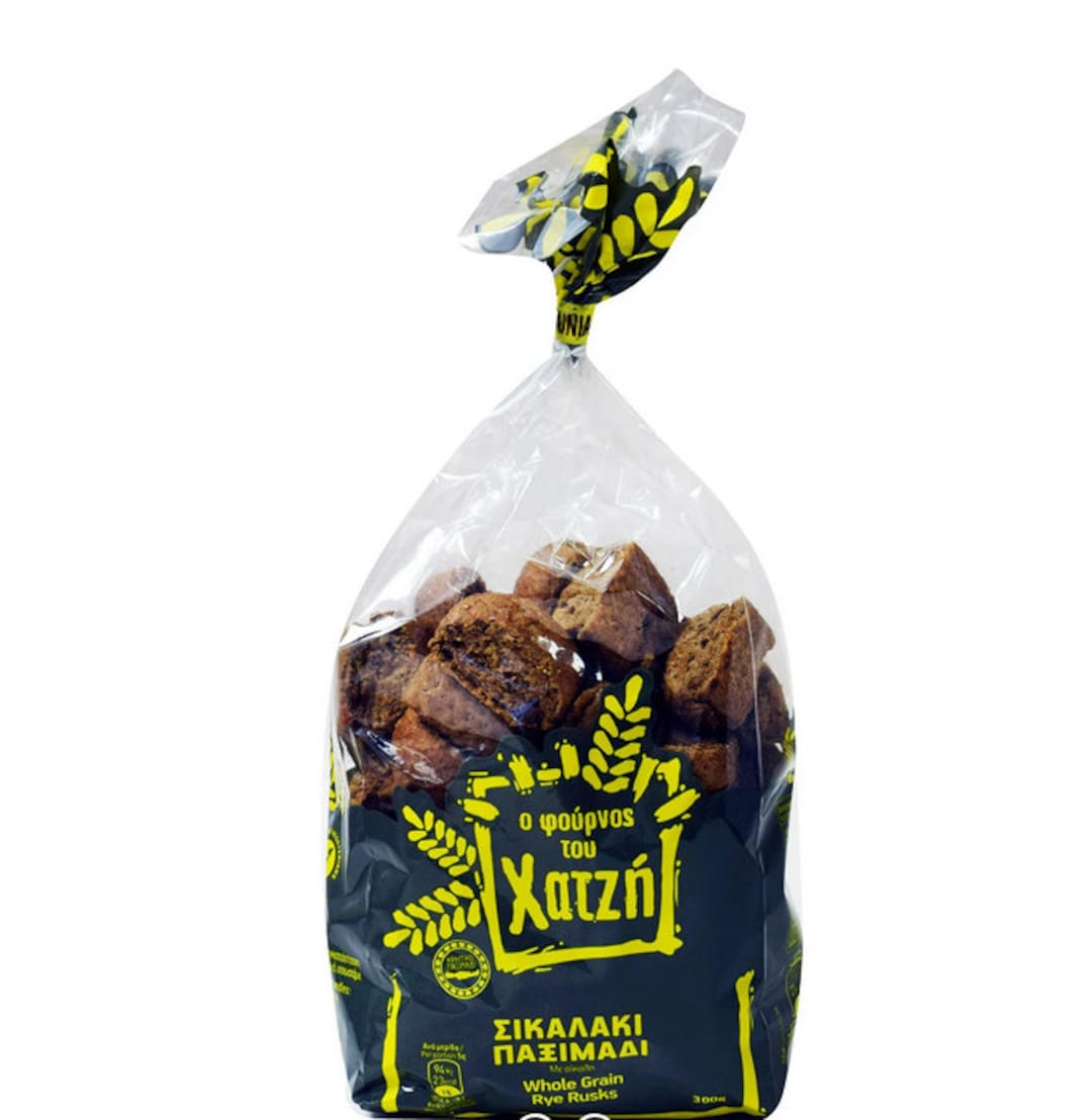 Greek Handmade Whole Wheat Rusks With Rye - Vegetarian, Vegan (2 ...