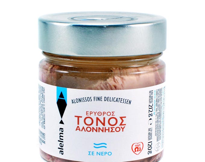 Greek Bluefin Tuna in Water 212g/7.47ounces (drained weight 120g/4.23ounces)