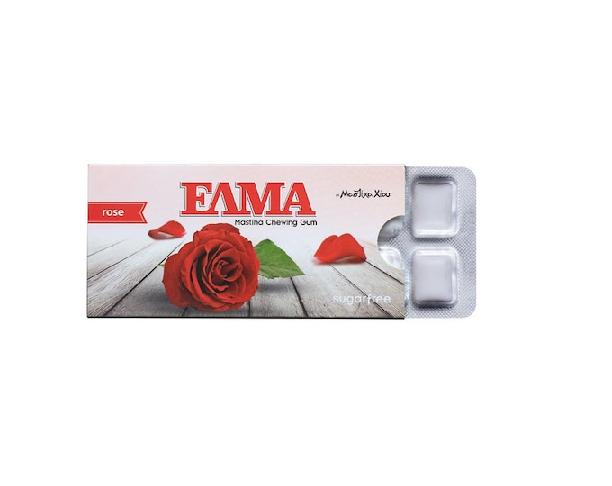 Chewing gum ELMA Rose Sugar Free 10 packs