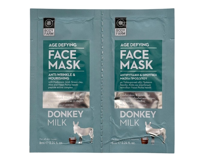 Greek Face Mask with Donkey Milk 2x8ml