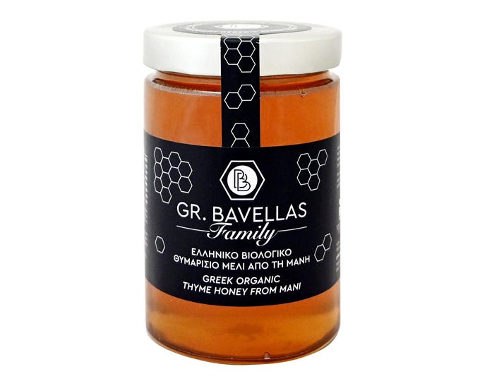 Greek Organic Thyme Honey from Mani 750gr/26.4oz
