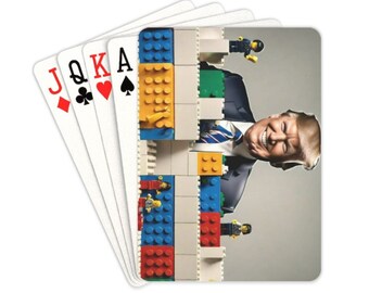 Playing Cards Trump Lego Wall