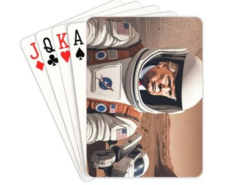 Playing Cards Astronaut Trump