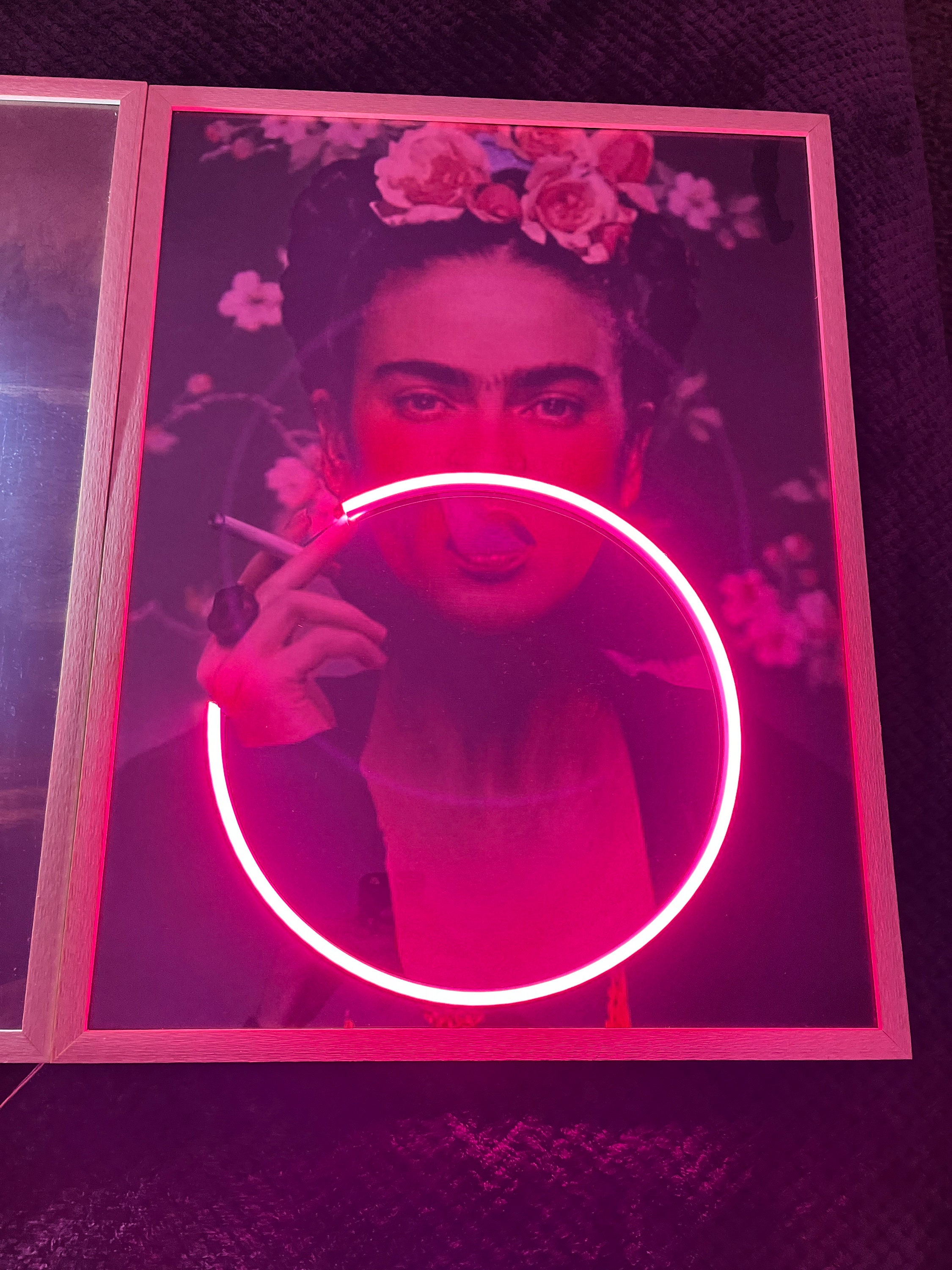 Frida Light Frida Kahlo Neon Art: Unique LED Light Sign (19x25