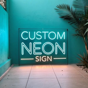 Custom Waterproof LED Neon Sign: Business Logo, Personalized Name