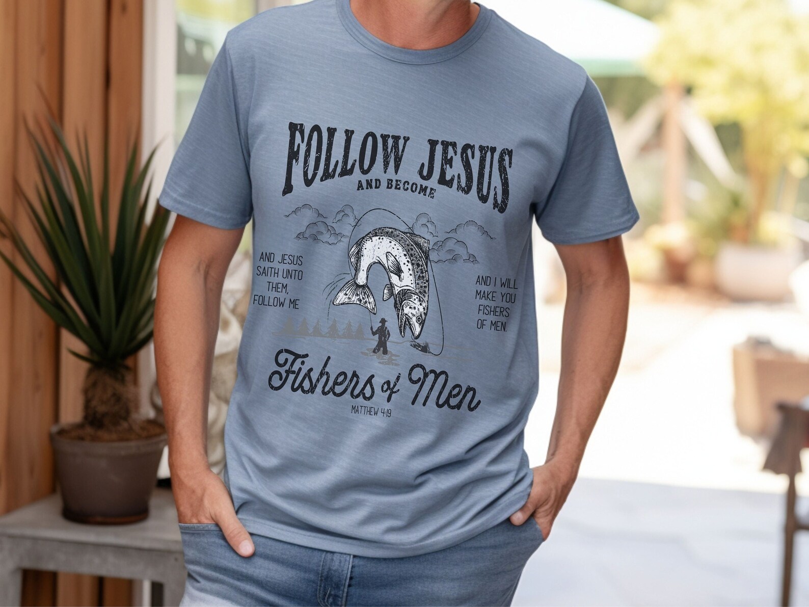 Empowering Christian Tees for Men | Quality & Strength | Unique Fishers ...