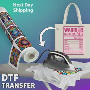 Warrior Nutrition Facts DTF Transfer, Breast Cancer Awareness Iron On, Pink Ribbon Heat Transfer, Phenomenal Woman Design image 6