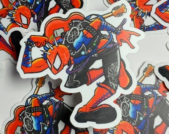 Spider Punk - Hobie Brown Vinyl Sticker (Across The Spider Verse)