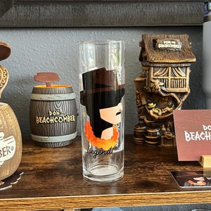 Don Beachcomber - Legend Returns Zombie Glass w/Swizzle Stick Tiki Drinking Cocktail