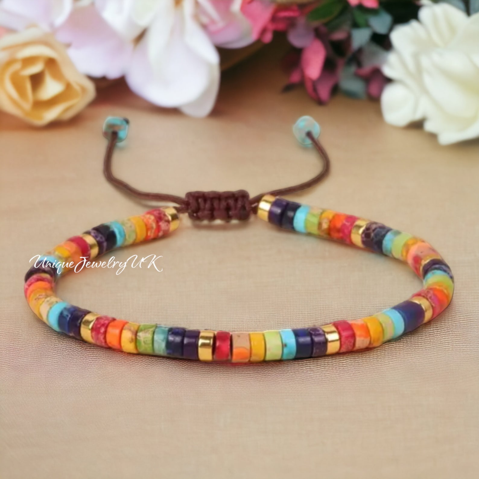 Jasper Bead Necklace 23 Inches Long Healing Meditation