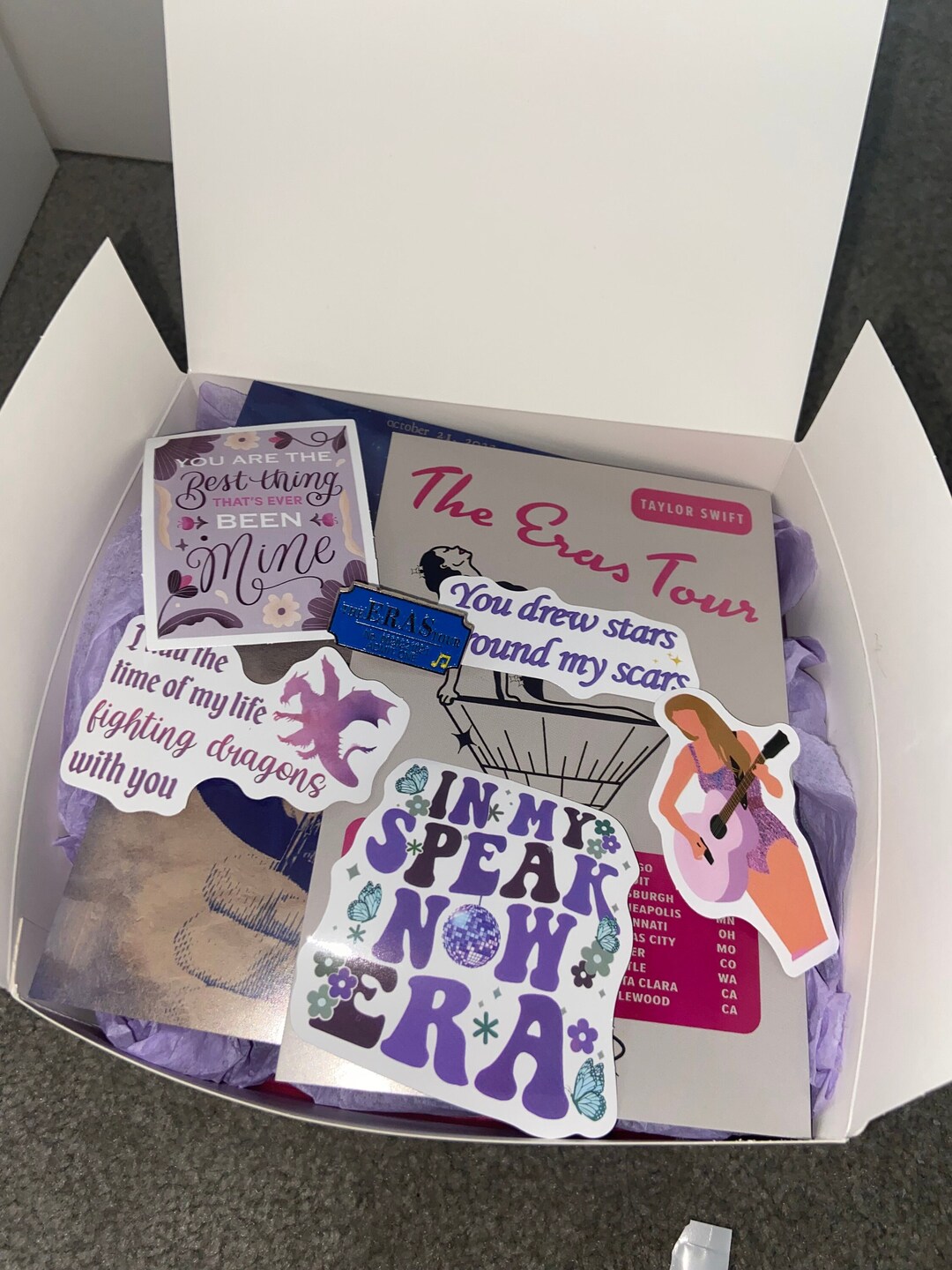 Taylor Swift Eras Tour Memorabilia Box// Taylor Swift Candles