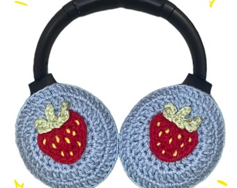 Headphone covers crochet / Couvres casque crochet