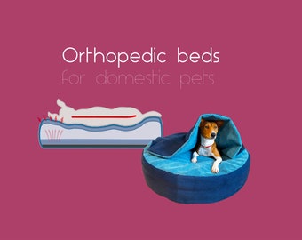 Matelas orthopédique pour chiens de poids moyen et grand.