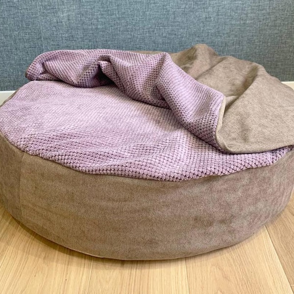 Removable cover for dogs with a warm Blanket (without mattress) Dog bed