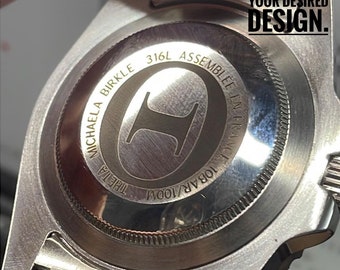 Mod Watch | Custom watch | Automatic Mod | Personalized dial | Luminous | Gift for HIM | Men | Engraved customized