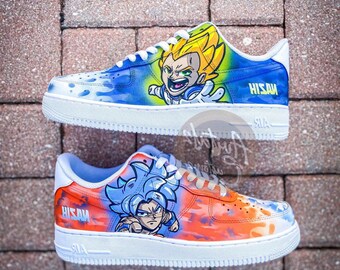 Order now>>> etsneaker.com/king-456 >>>Dragon Ball  Goku X Vegeta Air Force 1 Custom Air Force 1 Customs Limited Edition|Perfect Gift,Mot