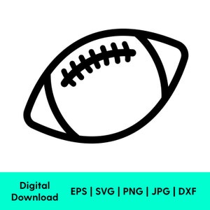 America Football Ball - Vector - Digital Download - eps, svg, png, jpg & dfx Files