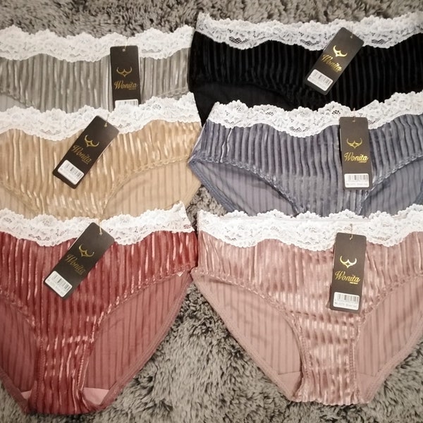 3er Set Damen Mädchen Slip Unterhose Spitze Hipster Frauen Unterwäsche Pants