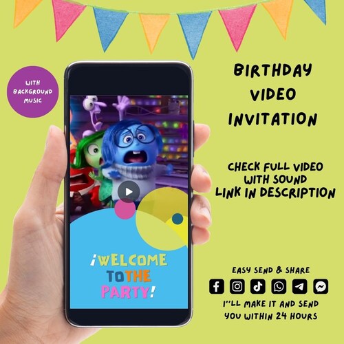 Inside Birthday Invitation Video