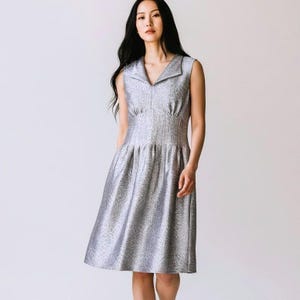 blue knitted maxi dress Sea Breeze Knit Maxi Dress M / sky blue