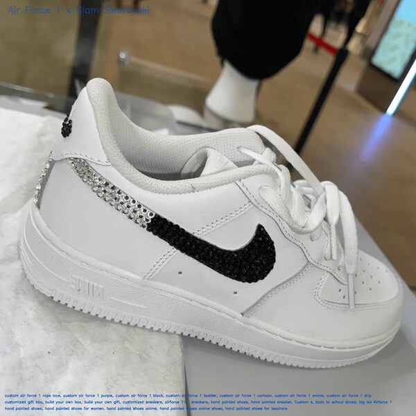 Air Force 1 X Glam Swarovski Custom Air Force 1,Limited Edition, Perfect Gift Buy now>>> luxetsy.shop/aaf1-038