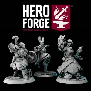 Custom Resin Printing  - Hero Forge / Dungeons & Dragons / Tabletop Wargaming / Any STL