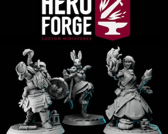 Custom Resin Printing  - Hero Forge / Dungeons & Dragons / Tabletop Wargaming / Any STL