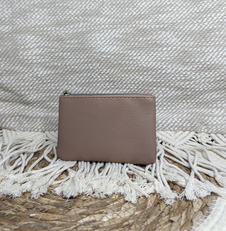 Mini wallets Beige