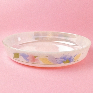 Vintage Iridescent Arcuisine Casserole Dish