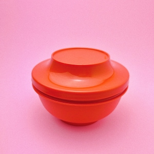 Vintage Tupperware Serve N Seal Bowl | Orange