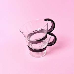 Vintage Bodum Espresso Mugs, Set of 2 | Black