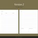 Printable Sermon Notes Template A4, A5, US Letter, and Half Letter ...