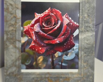 Handcrafted Natural Marble Picture Frame | 8x10