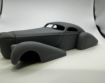1/25 scale, fully custom Cadillac body and hood