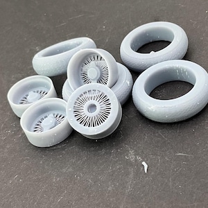 Wire Wheels Scale Model 3D Printed