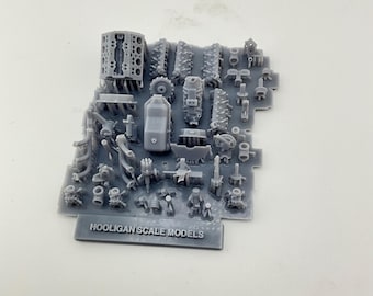 1/25 flathead v8 Frenzel Supercharged engine