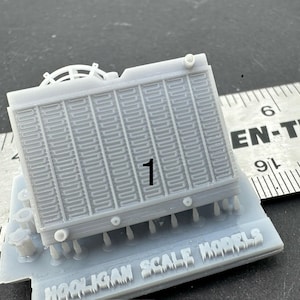 1/24 1/25 Big Block Radiators 3d printed