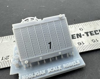 1/24 1/25 Big Block Radiators 3d printed