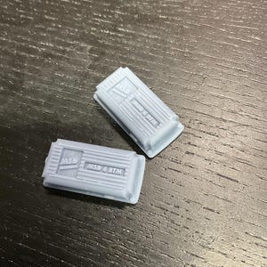 2 MSD 6A-lådor i skala 1/16, 3D-utskrivna
