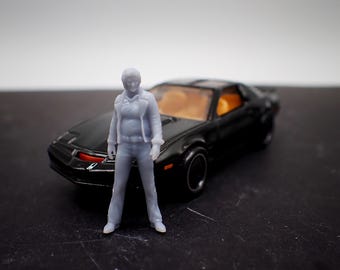 1:64 Michael Knight Rider 3d printed