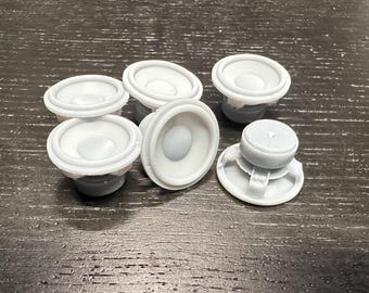 1:25 scale 12” subwoofers set of 6 3d print