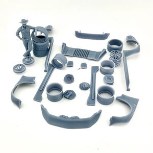 1977 Trans Am Body Kit for Revell first 5 WITH SMOKEY Snowflake wheels