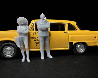 1/64 Taxi Driver figures