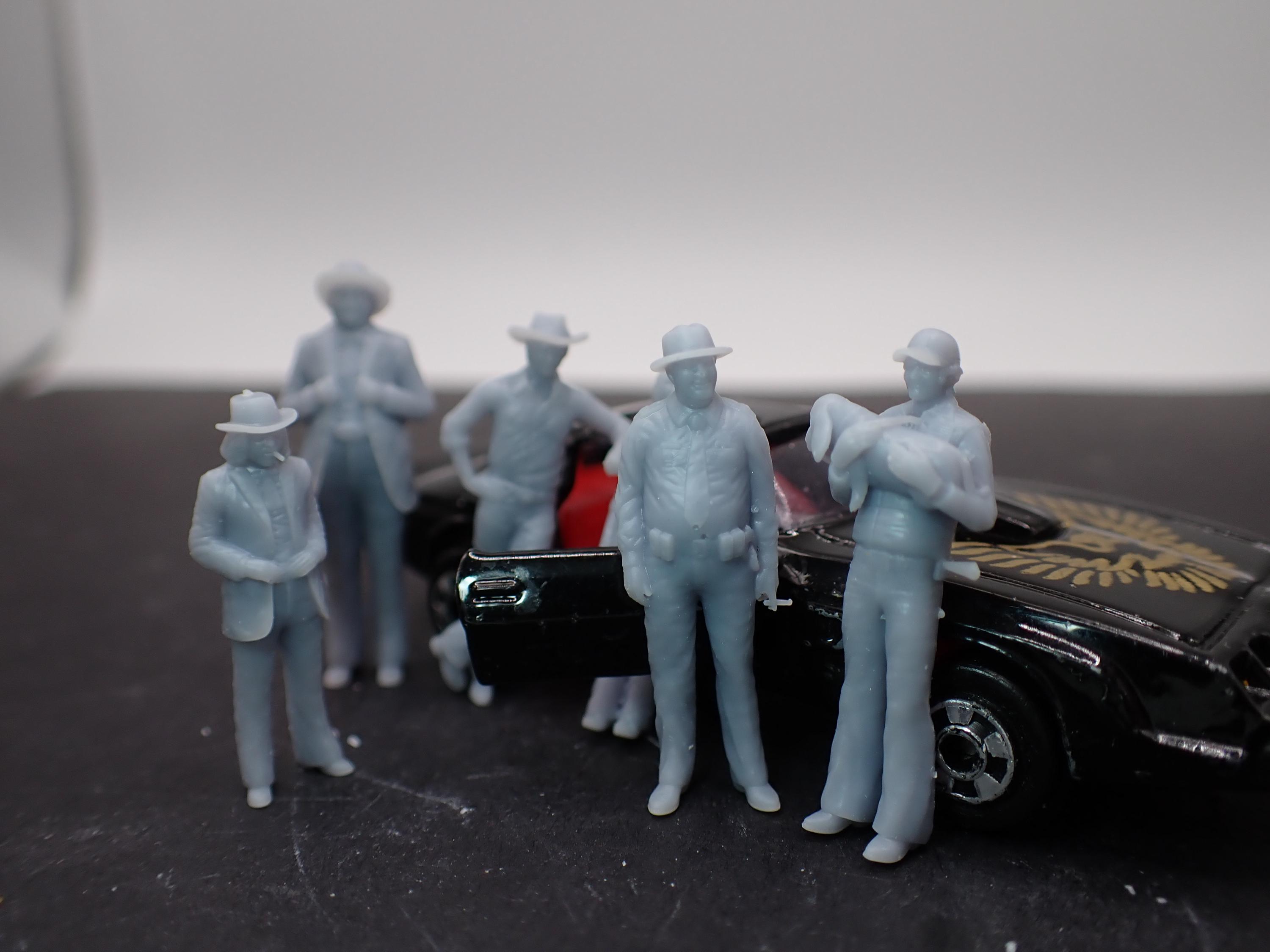 1/64 3-D printed Smokey and the bandit includes JR