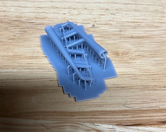 1/25 scale, rat rod headers